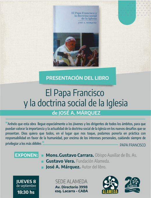 Se presenta el libro “El Papa Francisco y la Doctrina Social de la ...