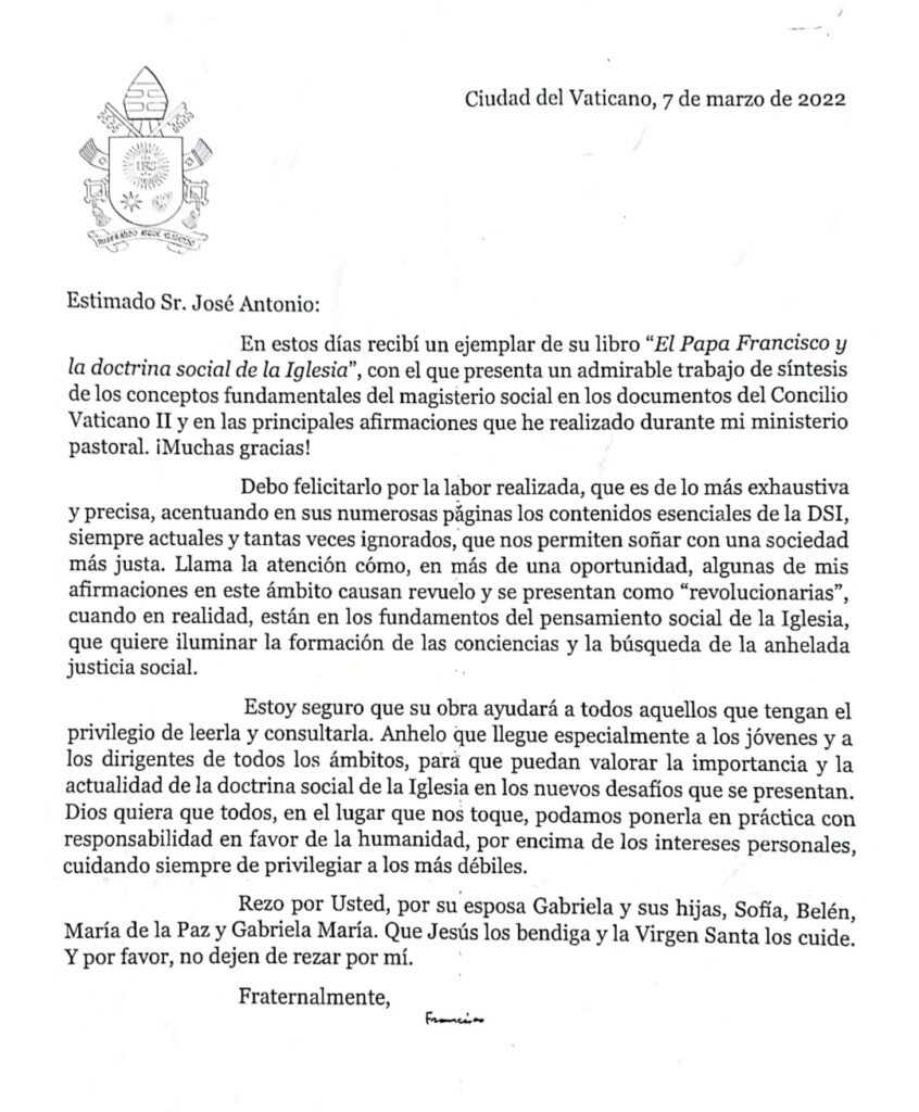 Se presenta el libro “El Papa Francisco y la Doctrina Social de la ...